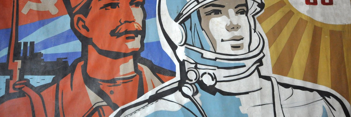 Russian propaganda poster