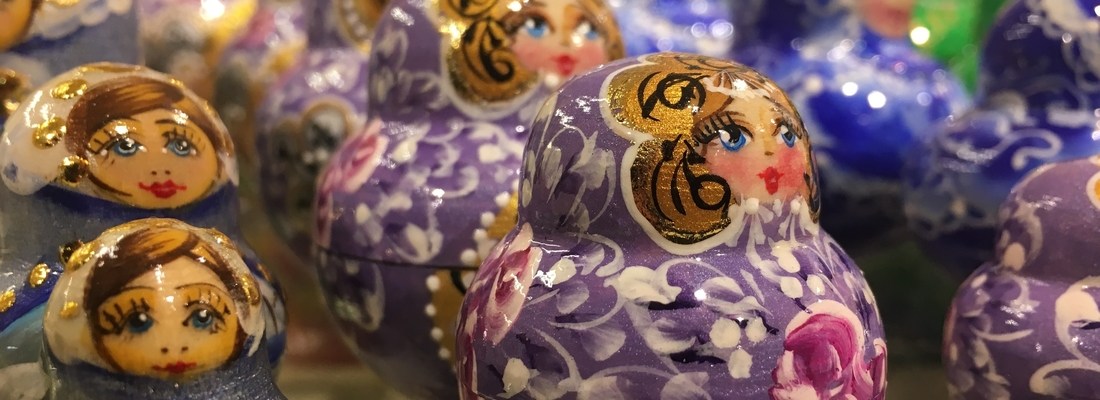 Mosca Russian dolls Matrioska