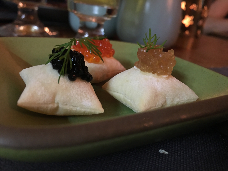 Twins restaurant caviar