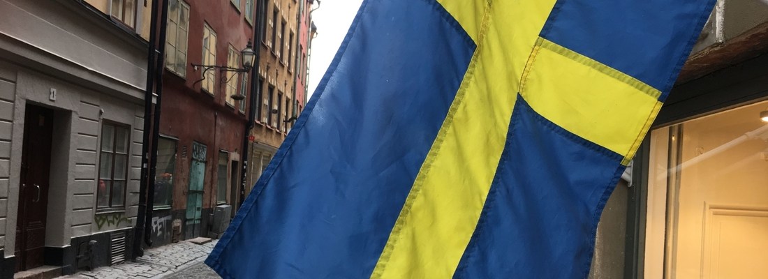 Stockholm Swedish flag